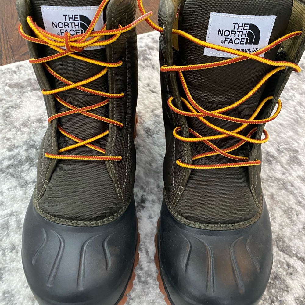 The North Face Green and Black Men's Boots